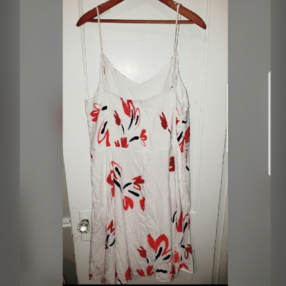 Above the knee summer time dress.